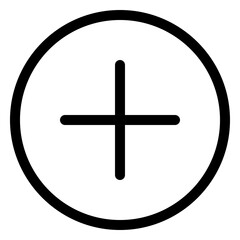 Simple circular shape for design elements and user interface applications