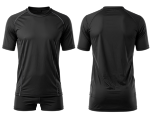 Breathable Running Shirt Mockup Transparent Background