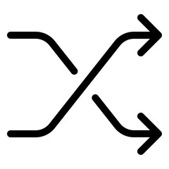 Dynamic button design for shuffle functionality in music and media applications