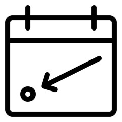 Calendar date marker for event planning and scheduling applications