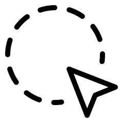 Interactive cursor for selection and navigation in digital interfaces and applications