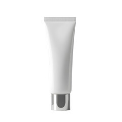 Elegant White Cosmetic Tube for Professional Beauty Products Mockup