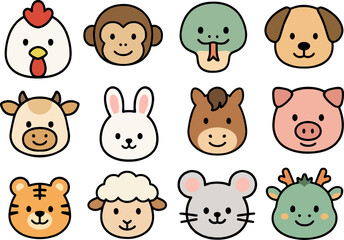 십이지신 십이간지 자축인묘 신유술해 진사오미