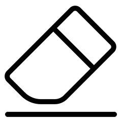 Clean and efficient eraser tool for digital design and editing applications