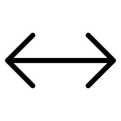 Horizontal expansion graphic for user interface design and layout enhancement