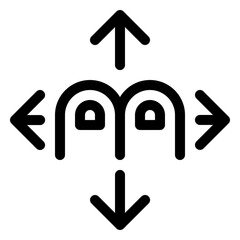 Two-finger gesture for zooming and expanding content in touch interfaces and mobile applications