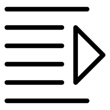 Text formatting tool for enhancing document structure and readability with increased indentation options