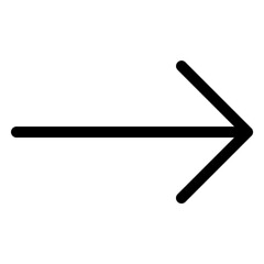 Right-facing keyboard arrow for navigation and user interface design