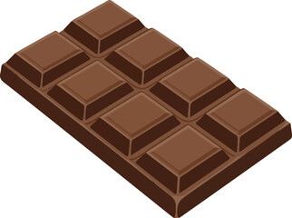 Isolated a kinds of deferent Сhocolate bar vector art with white background.