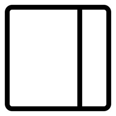 Right-aligned layout design for user interfaces and web applications