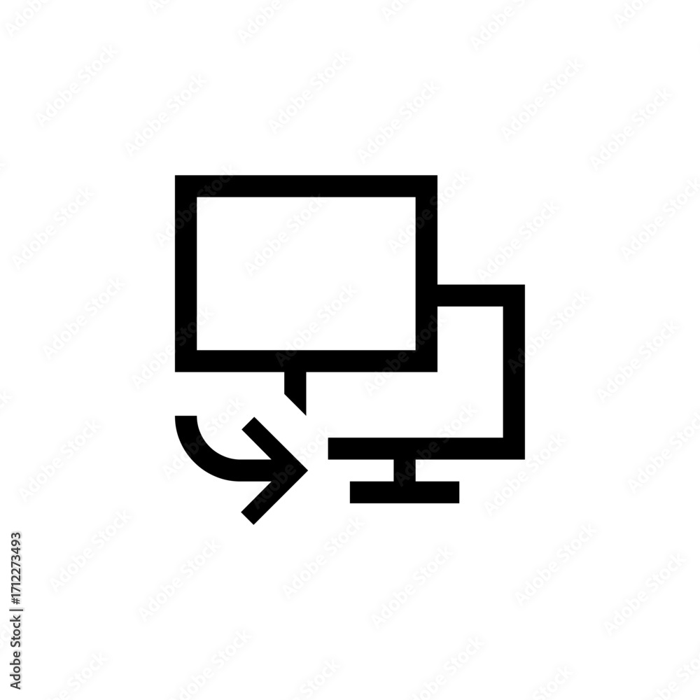 Poster simple icon vector design monocolor