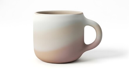 Rustic ceramic creamer pitcher with subtle striped glaze and ergonomic handle.