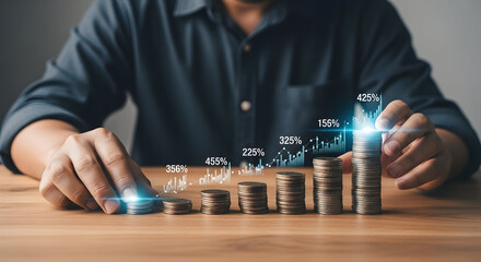 Grow wealth fast with rising coins and performance charts