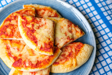 Italian Style Cheese and Tomato Margherita Pizza