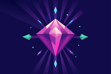 abstract background with triangles