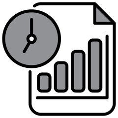 Efficiency Single Icon Pack Multystyte Illustration