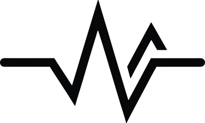 Pulse check vector icon.