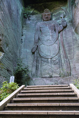 千葉県金谷鋸山日本寺百尺観音