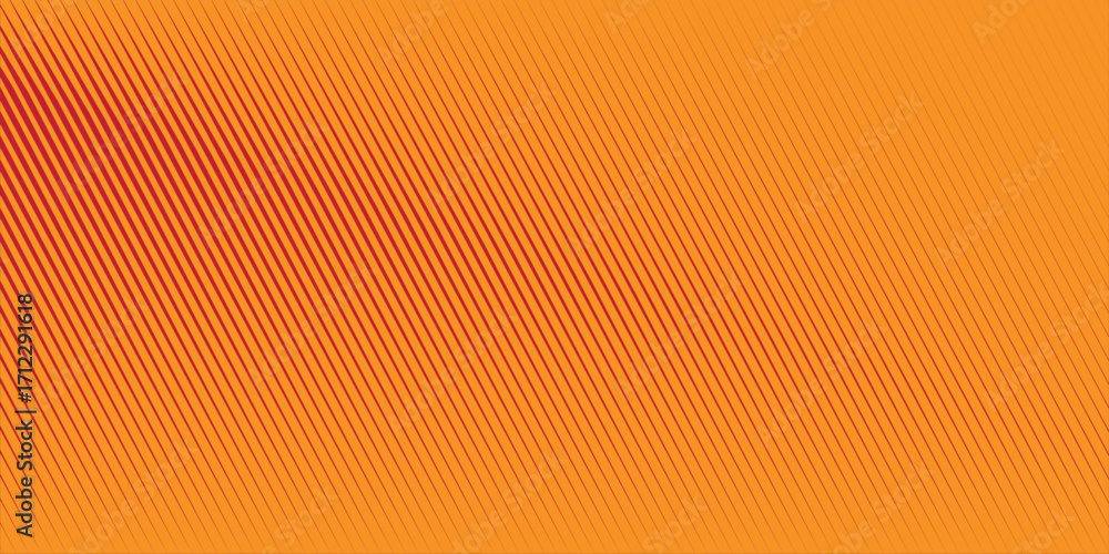Poster modern orange dynamic diagonal parallel slanted lines abstract geometric pattern. vector eps 10