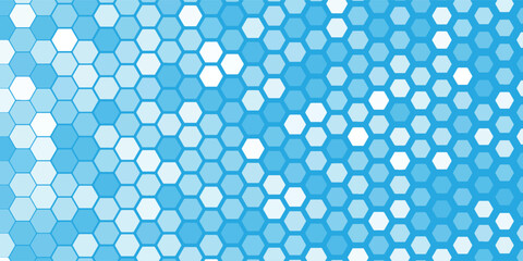 modern hexagon geometric pattern on technology design