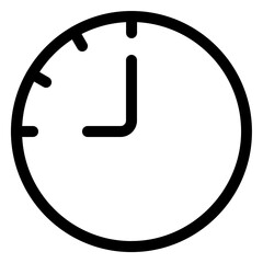 Stylish clock design representing time management and productivity for business and personal use