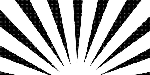 Edge frame. Halftone cartoon border. Pop art dot. Attention pattern. Faded attention texture. Black line isolated on white background.