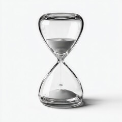 Clear Glass Hourglass With Sand