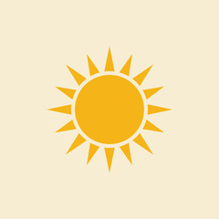 sun, icon, vector, sunshine, bright, yellow, weather, symbol, summer, hot, light, solar, design, sunny, heat, day, sky, warm, energy, illustration, glowing, climate, radiance, nature, circle, abstract