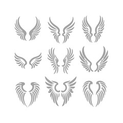 Collection Of Wing Silhouettes