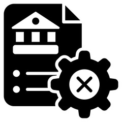 Liberalization Glyph Black Icon