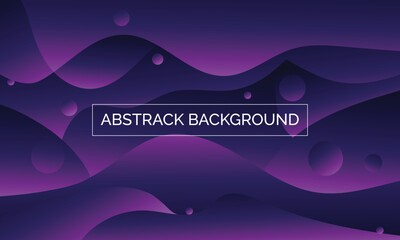 Purple and Dark Abstract Background with Gradient Shapes.