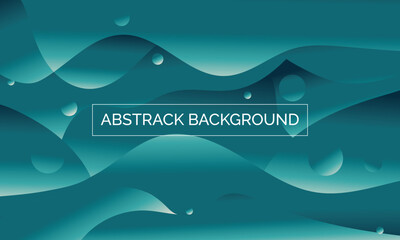 Blue Abstract Gradient Background with Minimal Shapes.