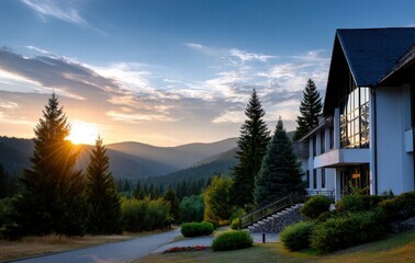 Serene Mountain Retreat with Stunning Sunset Views
