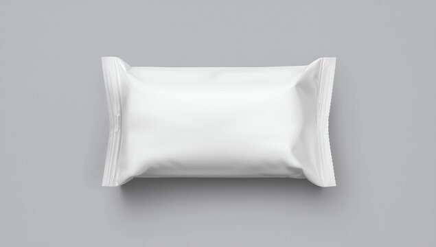 Blank mockup of flow pack 