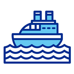 Cruise  Icon Element For Design	