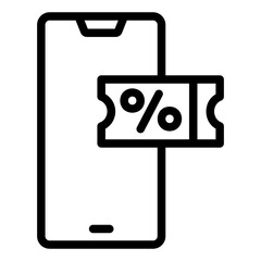 online reservation Line Icon