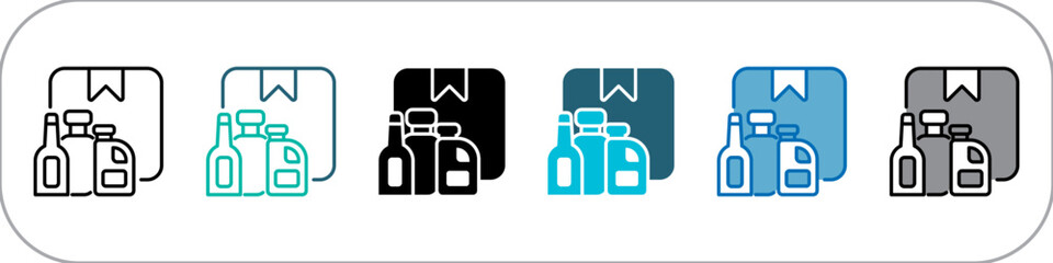 Goods Single Icon Pack Multistyle Illustration