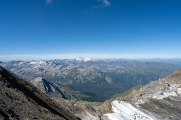 Alpenpanorama aufgenommen vom Kitzsteinhorn