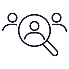 Human Resources Search Icon