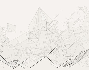 Minimalist Line Art Background with Geometric Shapes, Abstract Patterns, and Muted Colors for Modern Website Design and Subtle Texture Overlays.