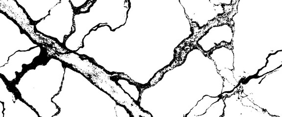Vector black marble effect seamless pattern
