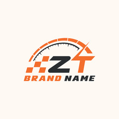 Letter Z T logo icon design template elements