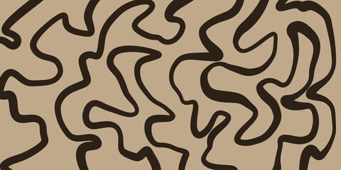 Winding lines creating a dense organic pattern