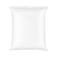 Woven sack bag bag mockups for chemical products and etc. High realistic. Vector illustration isolated on white background. Ready for use in presentation, promo, advertising. EPS10.