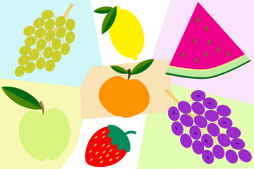 seamless pattern with fruits