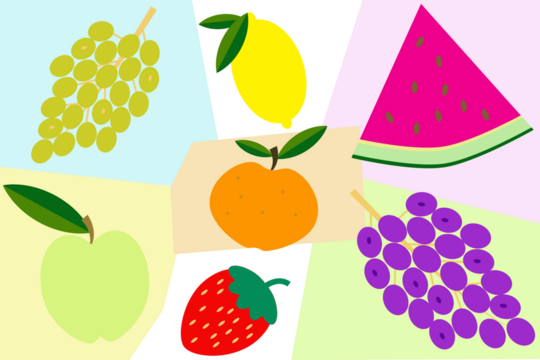 seamless pattern with fruits