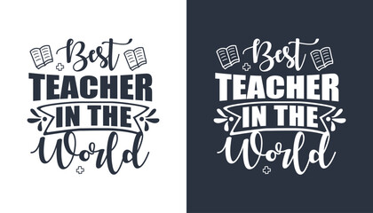 Fototapeta premium Best teacher in the world of typography design