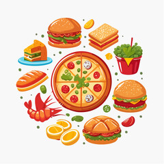 Internationales Food-Set