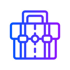 Icon Briefcase With Style Gradient Color