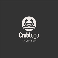 Bold Modern Crab Logo Design